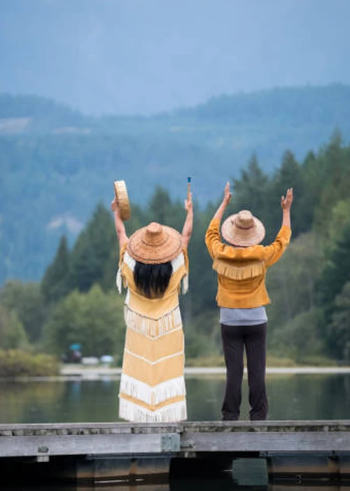 co2 laser concept happy alaskan natives